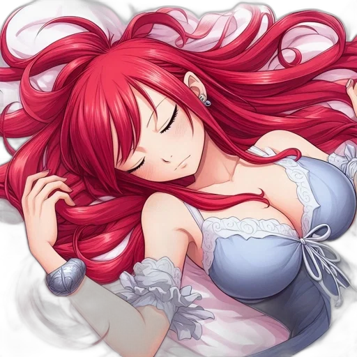 dress, anime, pixel art, fantasy art, photorealistic, red, animated, female transparent PNG cut-out