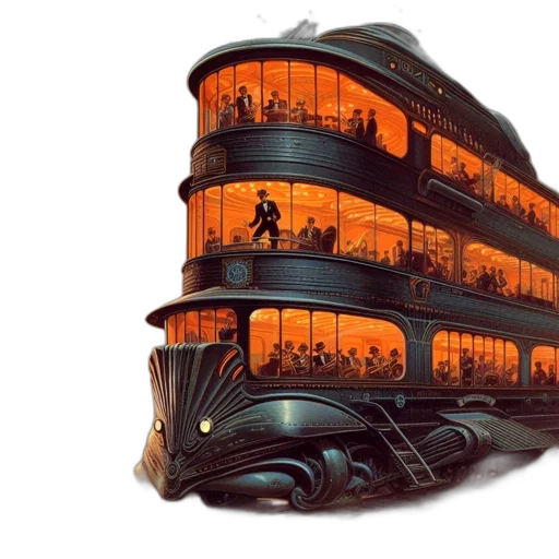 building, robot, shoes, furniture, concept art, cyberpunk, fantasy art, 3d render transparent PNG cut-out