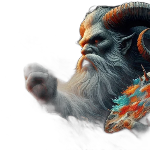 dragon, creature, fantasy art, concept art, photorealistic, anthropomorphic, being, horns transparent PNG cut-out