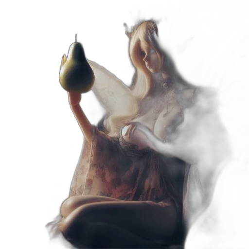dragon, mask, food, crown, concept art, photorealistic, 3d render, fantasy art transparent PNG cut-out