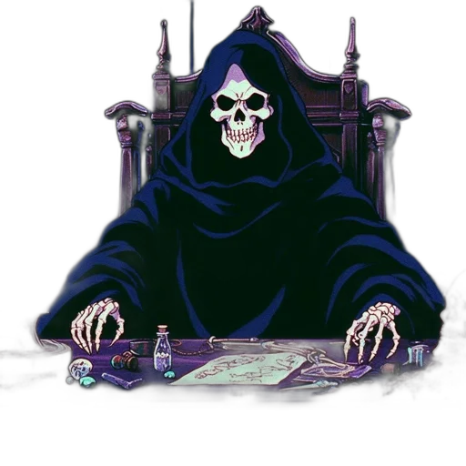 staff, jacket, jewelry, concept art, pixel art, comic book art, fantasy art, ominous transparent PNG cut-out