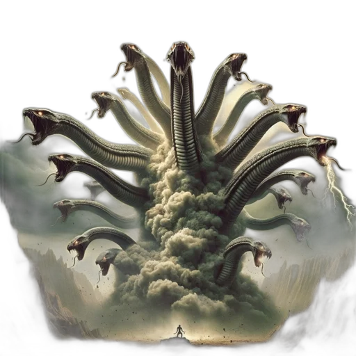 crown, creature, dragon, weapon, concept art, fantasy art, fog, underwater transparent PNG cut-out