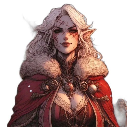 dragon, face, fantasy art, concept art, comic book art, pixel art, red, woman transparent PNG cut-out