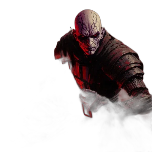 creature, sword, weapon, concept art, fantasy art, comic book art, photorealistic, outer space transparent PNG cut-out
