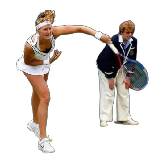 staff, pixel art, concept art, photorealistic, 3d render, female, tennis, player transparent PNG cut-out