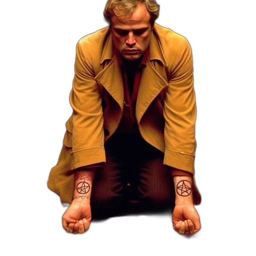 jacket, concept art, comic book art, older, man, short, blond, hair transparent PNG cut-out