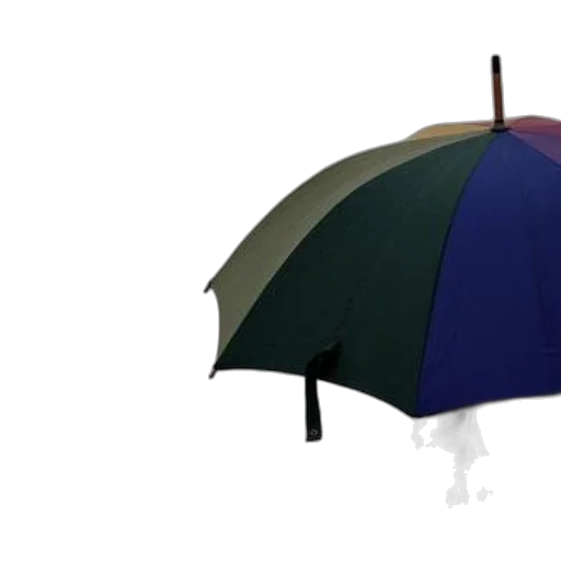 umbrella, hat, 3d render, concept art, photorealistic, rain, person, colorful transparent PNG cut-out