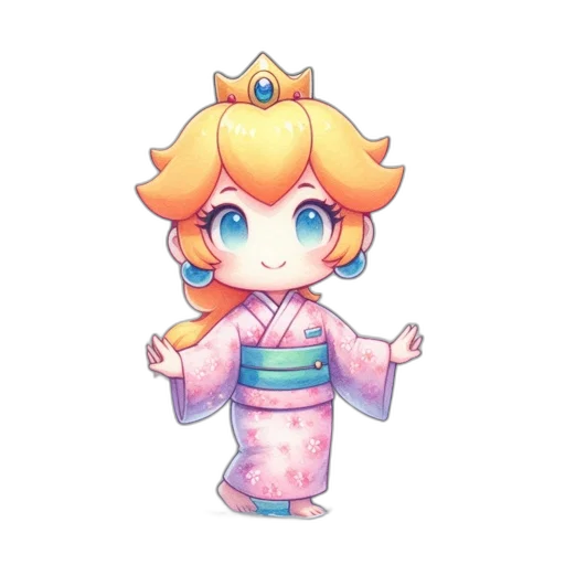 dress, crown, staff, weapon, pixel art, watercolor, concept art, vaporwave transparent PNG cut-out