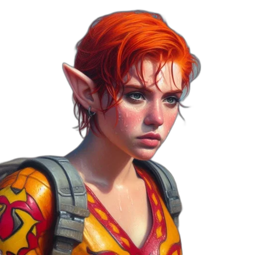 face, staff, dragon, fantasy art, concept art, photorealistic, 3d render, red transparent PNG cut-out
