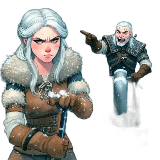staff, weapon, sword, face, concept art, fantasy art, pixel art, comic book art transparent PNG cut-out