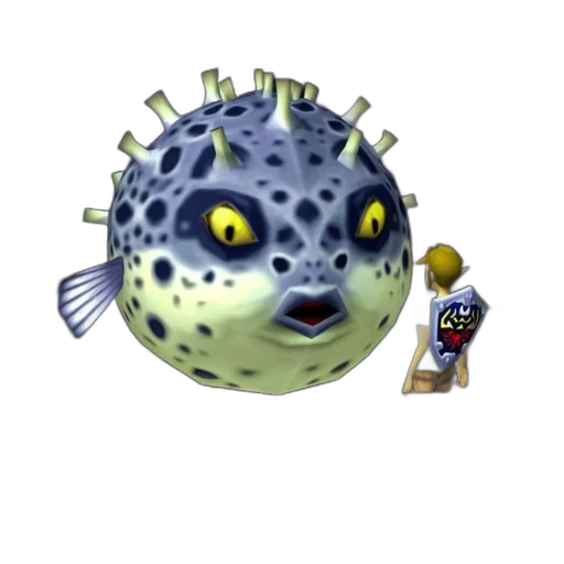 creature, mask, animal, weapon, concept art, 3d render, pixel art, underwater transparent PNG cut-out