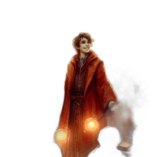 staff, concept art, fantasy art, comic book art, photorealistic, fog, fire, snow transparent PNG cut-out