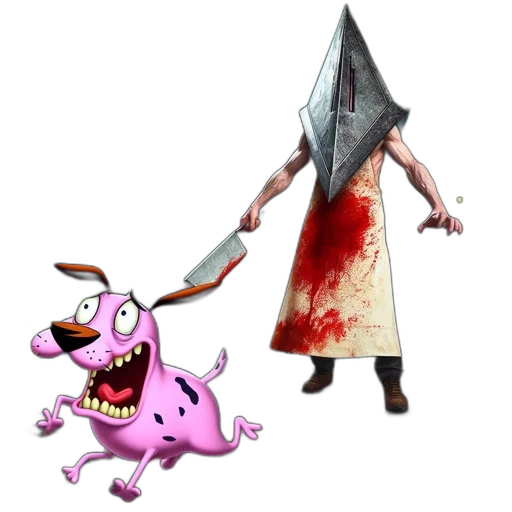 creature, animal, weapon, staff, concept art, pixel art, 3d render, cartoon transparent PNG cut-out