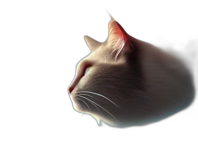 animal, creature, face, hair transparent PNG cut-out