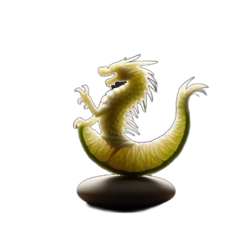 dragon, staff, creature, animal, fantasy art, 3d render, concept art, photorealistic transparent PNG cut-out