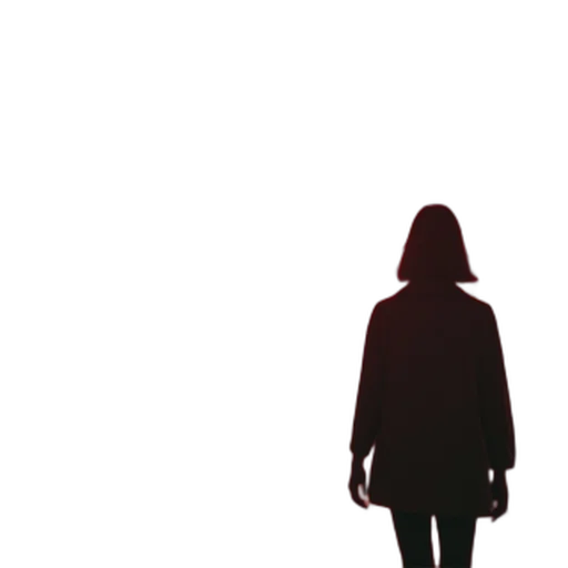 jacket, dress, face, robot, concept art, 3d render, pixel art, photorealistic transparent PNG cut-out