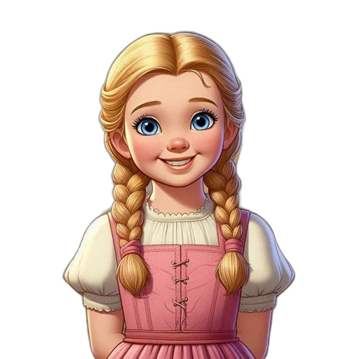 dress, face, staff, fantasy art, 3d render, cartoon, pixel art, young transparent PNG cut-out
