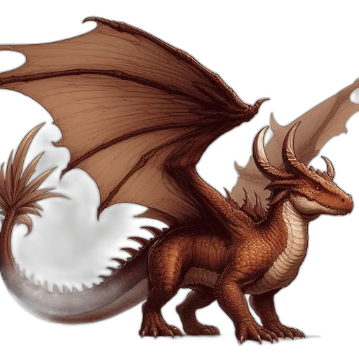 dragon, creature, fantasy art, concept art, 3d render, pixel art, regal, powerful transparent PNG cut-out