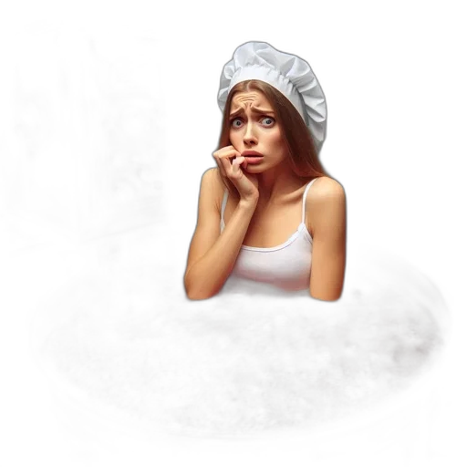 hat, face, mask, pixel art, photorealistic, concept art, woman, dressed transparent PNG cut-out