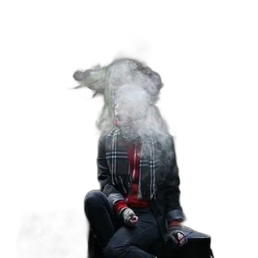 jacket, mask, dragon, creature, concept art, fantasy art, cyberpunk, photorealistic transparent PNG cut-out