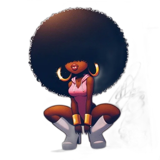 hair, crown, staff, creature, concept art, fantasy art, pixel art, watercolor transparent PNG cut-out