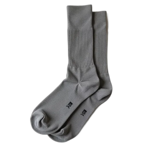 shoes, pair, plain, grey, socks, subtle, texture, small transparent PNG cut-out