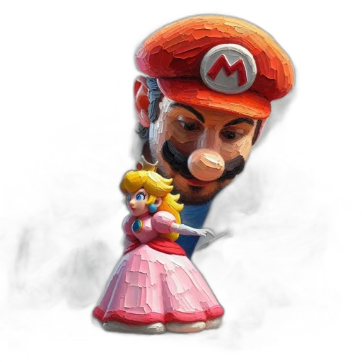hat, dress, face, crown, concept art, 3d render, photorealistic, creatively transparent PNG cut-out