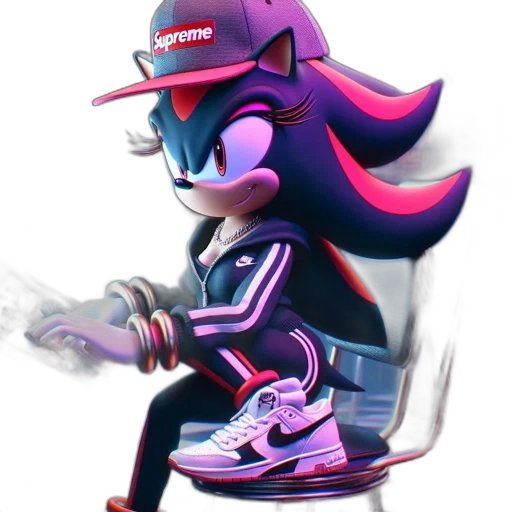 weapon, robot, vaporwave, concept art, 3d render, cyberpunk, sonic, darker transparent PNG cut-out