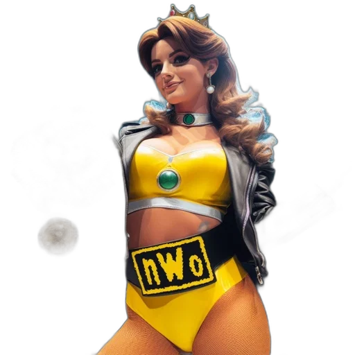 weapon, dress, robot, crown, concept art, 3d render, comic book art, pixel art transparent PNG cut-out