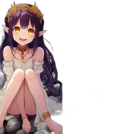 crown, dress, dragon, creature, anime, pixel art, fantasy art, concept art transparent PNG cut-out