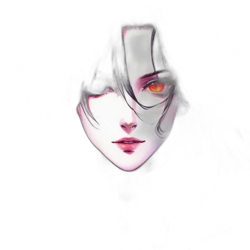 mask, face, robot, creature, concept art, watercolor, fantasy art, pixel art transparent PNG cut-out
