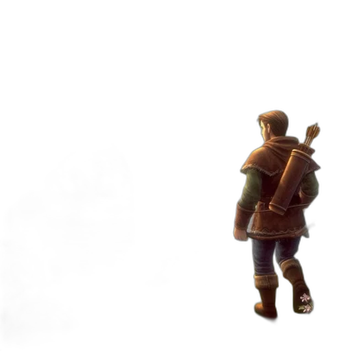 sword, weapon, jacket, staff, concept art, pixel art, fantasy art, 3d render transparent PNG cut-out