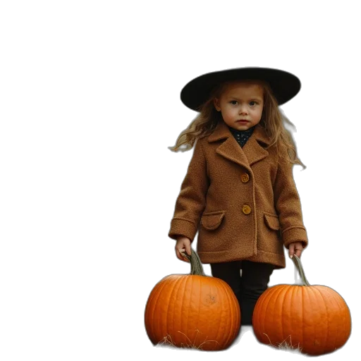 hat, jacket, photorealistic, 3d render, earth tones, vintage, halloween, pictures transparent PNG cut-out