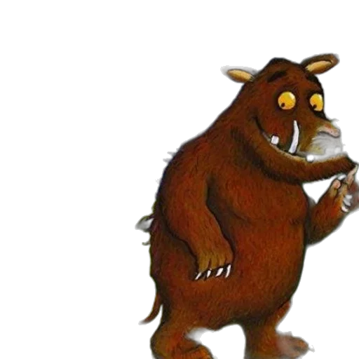 creature, animal, staff, concept art, cover, gruffalo, julia, donaldson transparent PNG cut-out