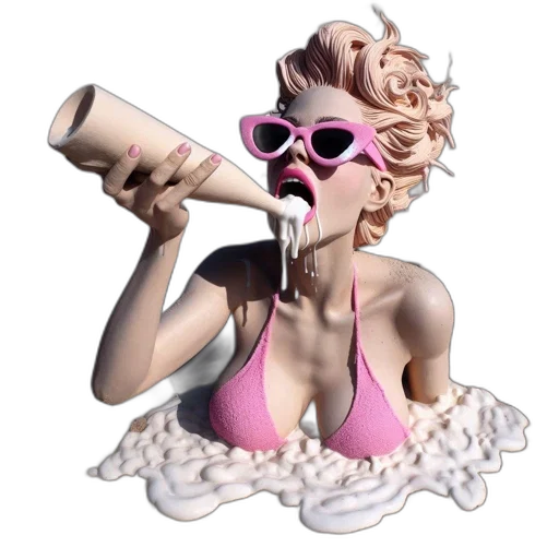 staff, 3d render, concept art, cartoon, pixel art, oversized, sculpture, portrays transparent PNG cut-out