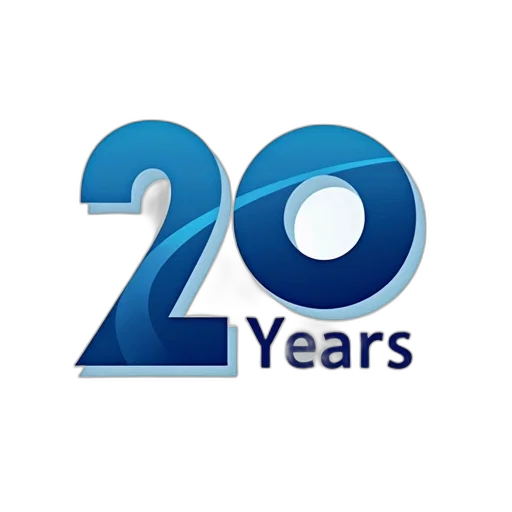 3d render, second, image, close-up, years, logo, first, features transparent PNG cut-out