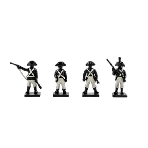 concept art, line, four, miniature, figures, each, representing, different transparent PNG cut-out