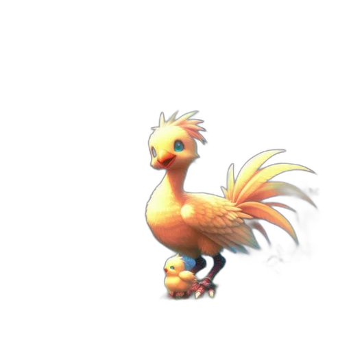 animal, dragon, staff, creature, 3d render, concept art, pixel art, fantasy art transparent PNG cut-out