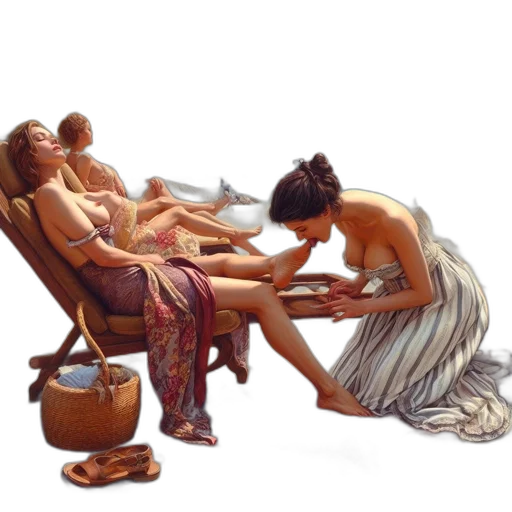 jewelry, furniture, oil painting, photorealistic, concept art, fantasy art, fire, night transparent PNG cut-out