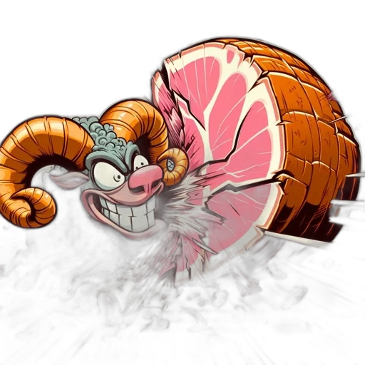 creature, mask, dragon, weapon, concept art, 3d render, cartoon, comic book art transparent PNG cut-out