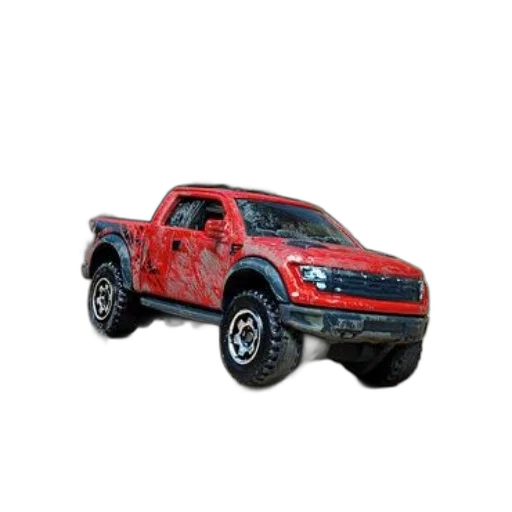 car, 3d render, photorealistic, concept art, red, toy, truck, mud transparent PNG cut-out