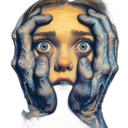 mask, face, creature, robot, concept art, watercolor, photorealistic, comic book art transparent PNG cut-out