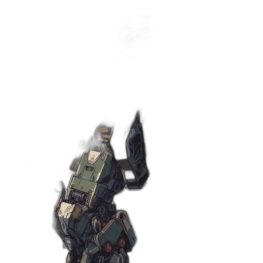 robot, weapon, creature, staff, concept art, pixel art, 3d render, fantasy art transparent PNG cut-out
