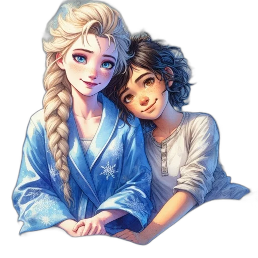 staff, fantasy art, pixel art, concept art, watercolor, snow, fire, underwater transparent PNG cut-out