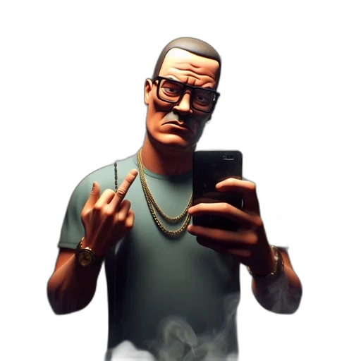 face, robot, mask, staff, concept art, cartoon, 3d render, comic book art transparent PNG cut-out