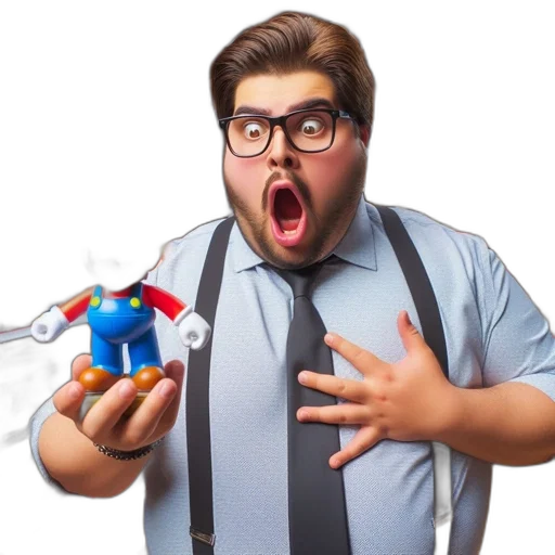 staff, creature, robot, face, concept art, 3d render, cartoon, photorealistic transparent PNG cut-out
