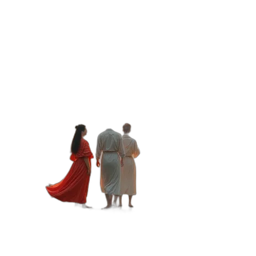 dress, umbrella, pixel art, concept art transparent PNG cut-out