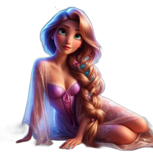 dress, jewelry, fantasy art, concept art, cartoon, photorealistic, neon lights, pastel transparent PNG cut-out