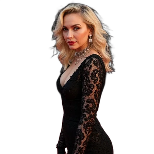 dress, staff, jacket, jewelry transparent PNG cut-out