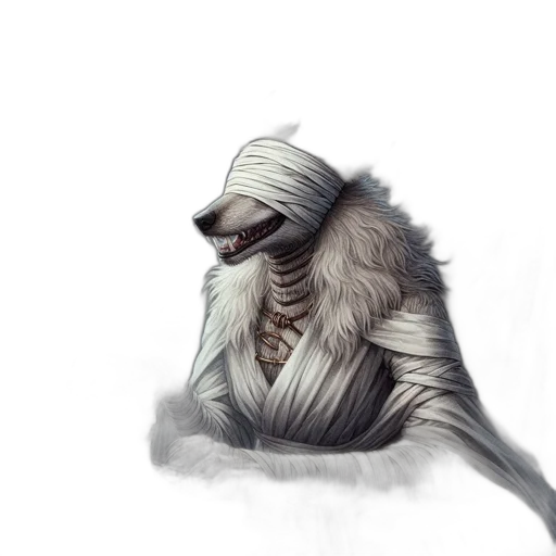 creature, mask, dragon, animal, concept art, fantasy art, watercolor, photorealistic transparent PNG cut-out